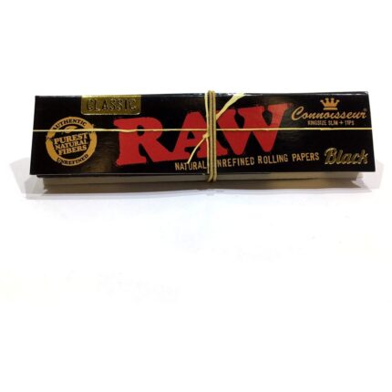 RAW Black Connoisseur King Size Slim Papers + Tips