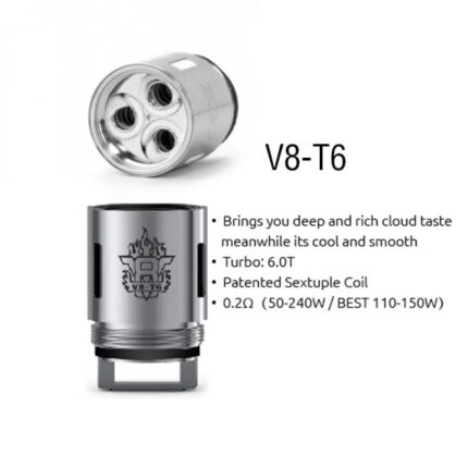 Smok V8-T6 Coil 0.2ohm 1τμχ