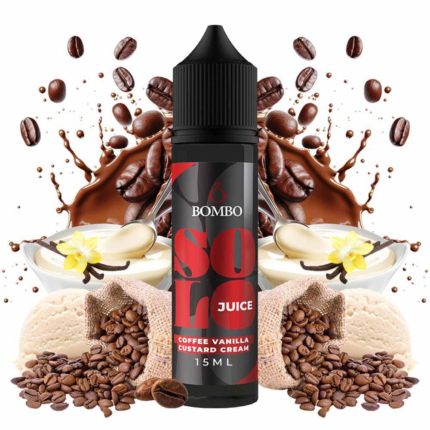 Bombo Solo Juice Coffee Vanilla Custard Cream Flavor Shot 10ml/60ml