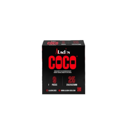 Aladin Coco Καρβουνάκια 25mm 9τμχ