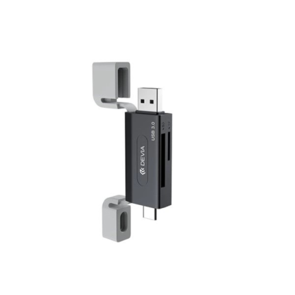 Devia EL240 USB+Type-C To SD/TF 2 In 1 Card Reader