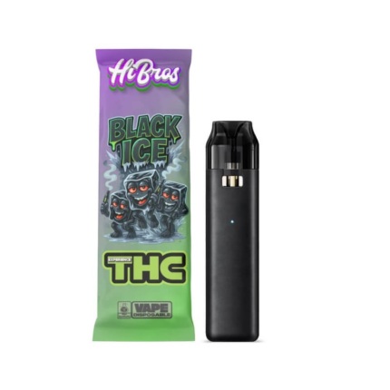 HiBros Disposable Vape CBD Plus Black Ice 1ml
