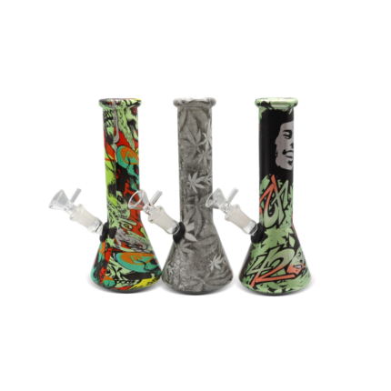 Nirvana Glass Bong Mix Design 22cm