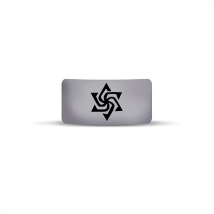 Vape Band Grey Star Logo 22-26mm