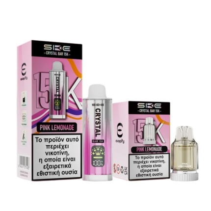 SKE Crystal Bar 15k Pink Lemonade 20mg 2ml+10ml