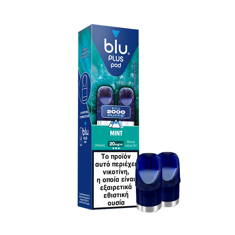 blu plus pod Mint 2pcs