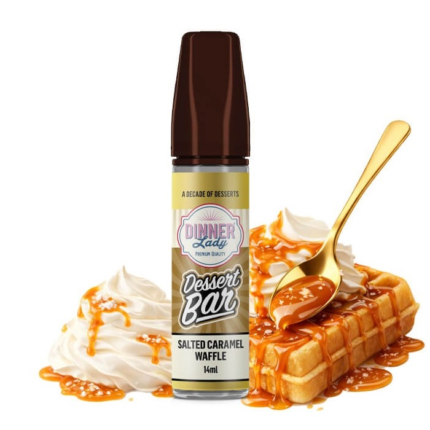 Dinner Lady Dessert Bar Salted Caramel Waffle Flavour Shot 14/60ml