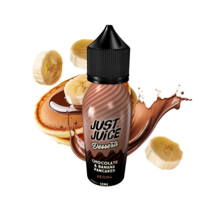Just Juice Desserts Chocolate And Banana Pancakes Flavour Shot 12/60ml
